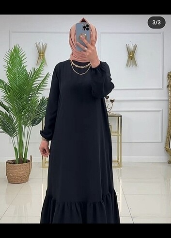 Ayrobin siyah elbise