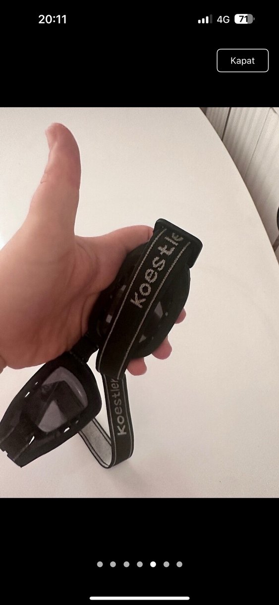 Erkek Vintage Siyah Biker Kayak Gözlüğü - Görsel 3