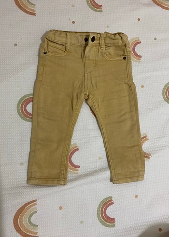 Erkek Çocuk Açık Kahverengi Düğmeli Pantolon