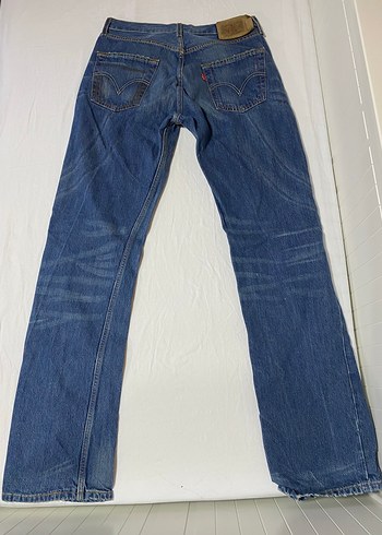 m Beden Rahat Kesim Mavi Denim Kadın Jean