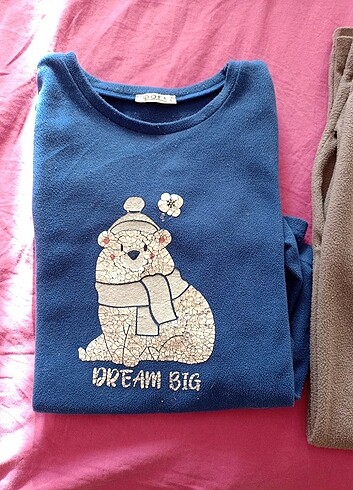 Standart Beden Beden Polar pijama takımı small
