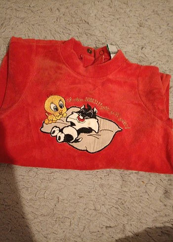 Kız Bebek Kırmızı Tulum - Görsel 8