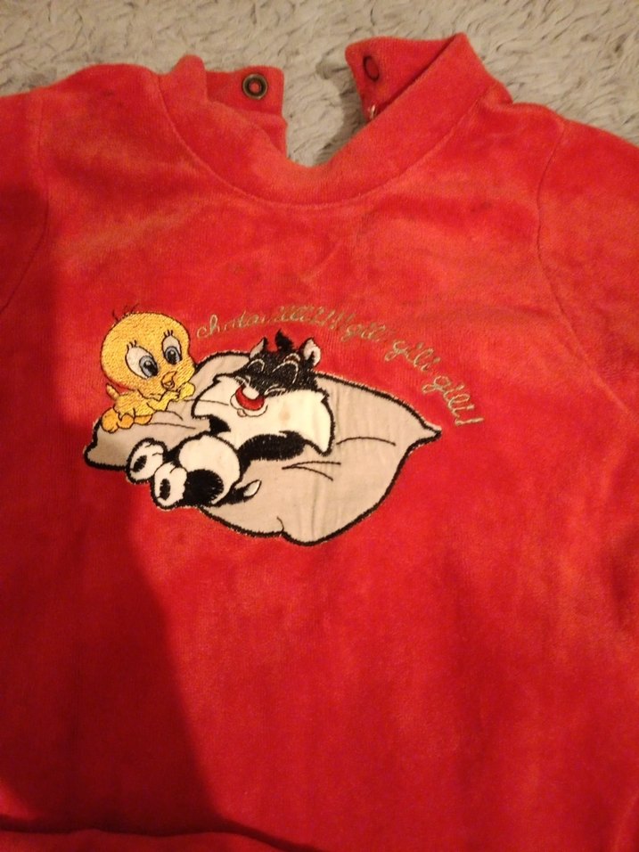 Kız Bebek Kırmızı Tulum - Görsel 3