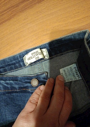 Mavi Dar Kesim Midi Kadın Kot Pantolon - Görsel 5