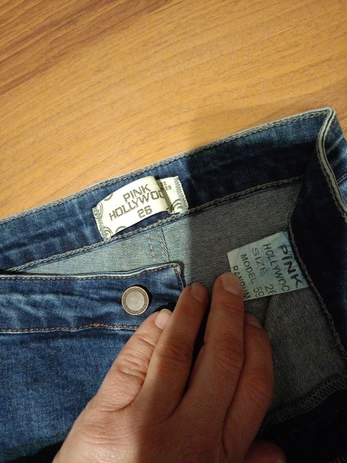 Mavi Dar Kesim Midi Kadın Kot Pantolon - Görsel 5