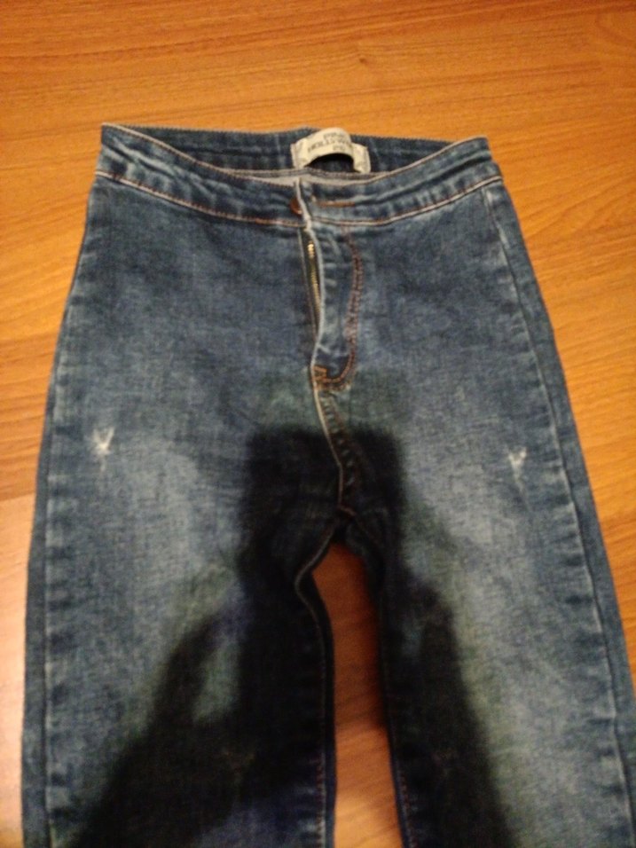 Mavi Dar Kesim Midi Kadın Kot Pantolon - Görsel 3