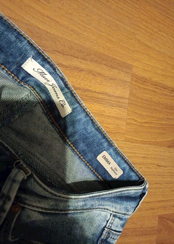 Mavi orjinal  Denim Pantolon - Görsel 4