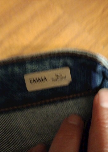 Mavi orjinal  Denim Pantolon - Görsel 6