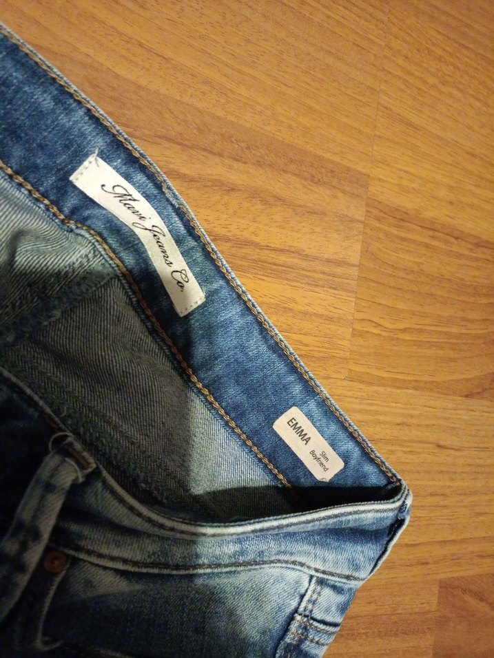 Mavi orjinal  Denim Pantolon - Görsel 4