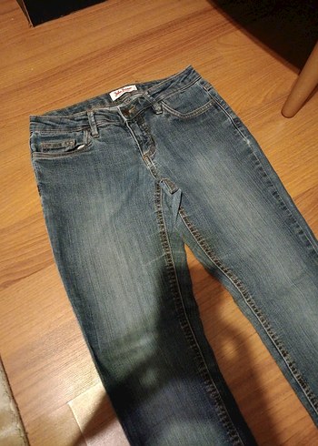 Kadın Midi Denim Kot Pantolon - Görsel 3