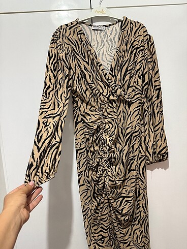 Zebra desen elbise