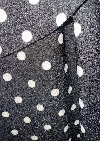 Puantiye Desenli diz altından az daha uzun maxi boy .xl beden - Görsel 3