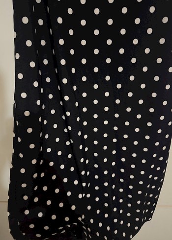 Puantiye Desenli diz altından az daha uzun maxi boy .xl beden - Görsel 4