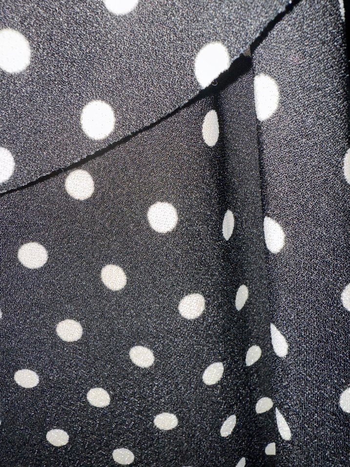 Puantiye Desenli diz altından az daha uzun maxi boy .xl beden - Görsel 3