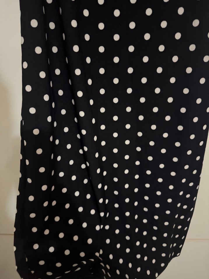 Puantiye Desenli diz altından az daha uzun maxi boy .xl beden - Görsel 4