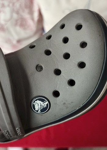 27 Beden Crocs Erkek Çocuk Gri Terlik