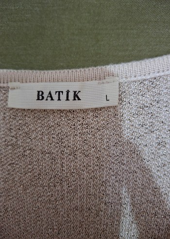 l Beden Bej V Yaka Uzun Kollu Triko Kazak