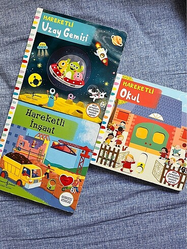 Kitap 2 adet hareketli kitap