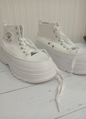 39 Beden beyaz Renk Bayan spor ayakkabi