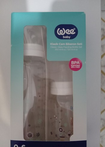 2 li Beyaz Pastel Bebek Biberonu - Görsel 2