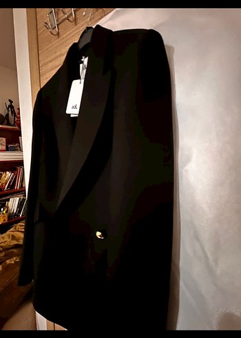 Adil IşıkKadın Siyah Düğmeli Ofis Blazeri - Görsel 3