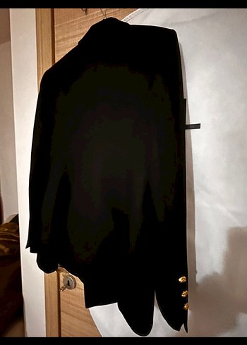 Adil IşıkKadın Siyah Düğmeli Ofis Blazeri - Görsel 2