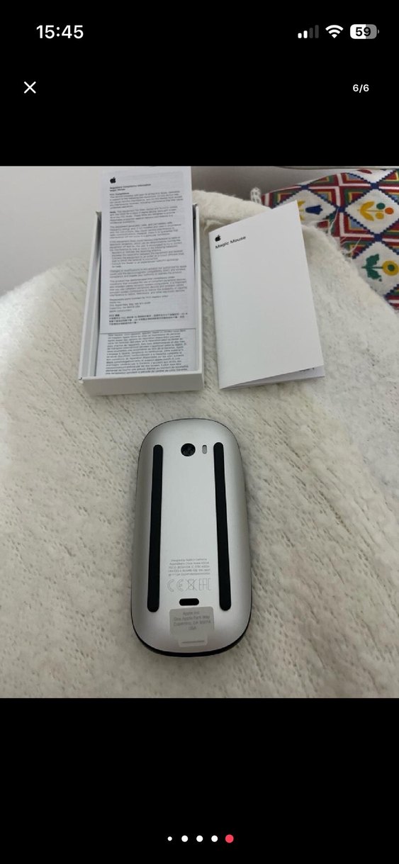 Siyah Apple Magic Mouse - Görsel 2