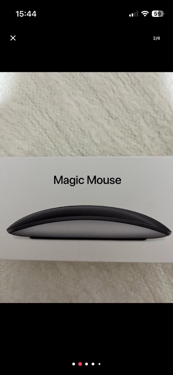 Siyah Apple Magic Mouse - Görsel 3