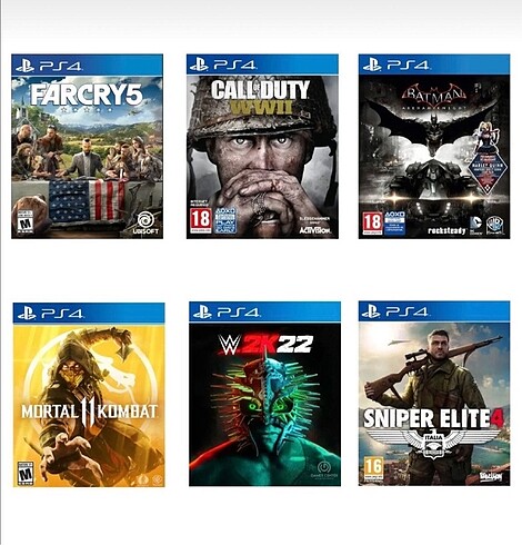 Beden Sony playstation 4 Slim 1 TB+ yenilenmiş