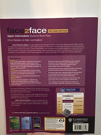  Face2face b2 seviyesi hazırlık kitabı.