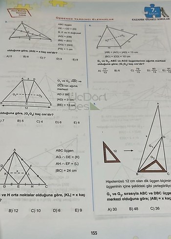  345 TYT-AYT Geometri Soru Bankası 1. Kitap