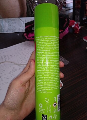 saç sabitleyici sprey - Görsel 2