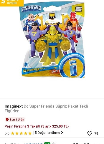İmaginext DC Süper Friends Sürpriz Paket 