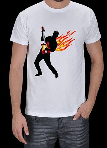 Gitarist Tişört Ticho Marka 