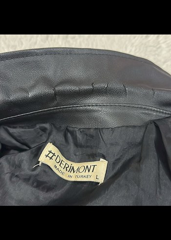 Siyah Deri Ceket - Görsel 4