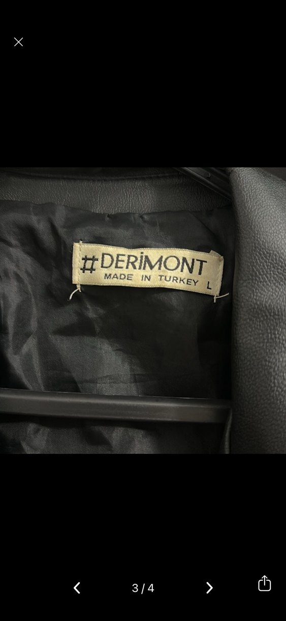 Siyah Deri Ceket - Görsel 3