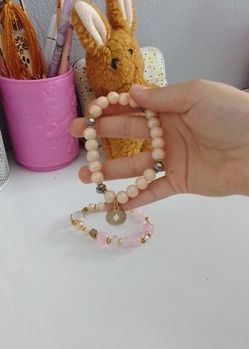 Pembe Bohem Boncuklu Kadın Bileklik - Görsel 8