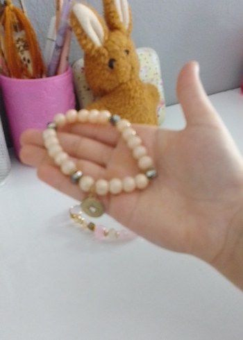 Pembe Bohem Boncuklu Kadın Bileklik - Görsel 9