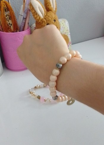 Pembe Bohem Boncuklu Kadın Bileklik - Görsel 11