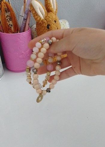 Pembe Bohem Boncuklu Kadın Bileklik - Görsel 13