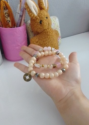 Pembe Bohem Boncuklu Kadın Bileklik - Görsel 14