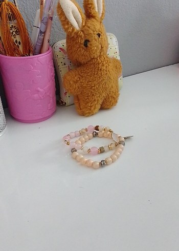 Pembe Bohem Boncuklu Kadın Bileklik - Görsel 15