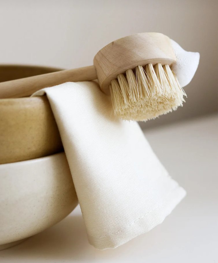 dığal kaktüs otlu mutfak temizleme fırçası - Görsel 4