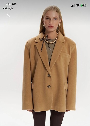 Mai collection kaşe blazer