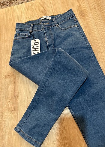 s Beden Mavi Regular Fit Günlük Denim Pantolon