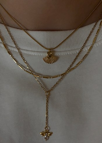 Gold Kolye Set