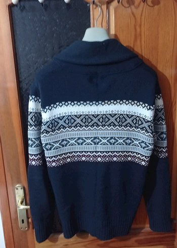 Erkek Lacivert Hırka - Görsel 2