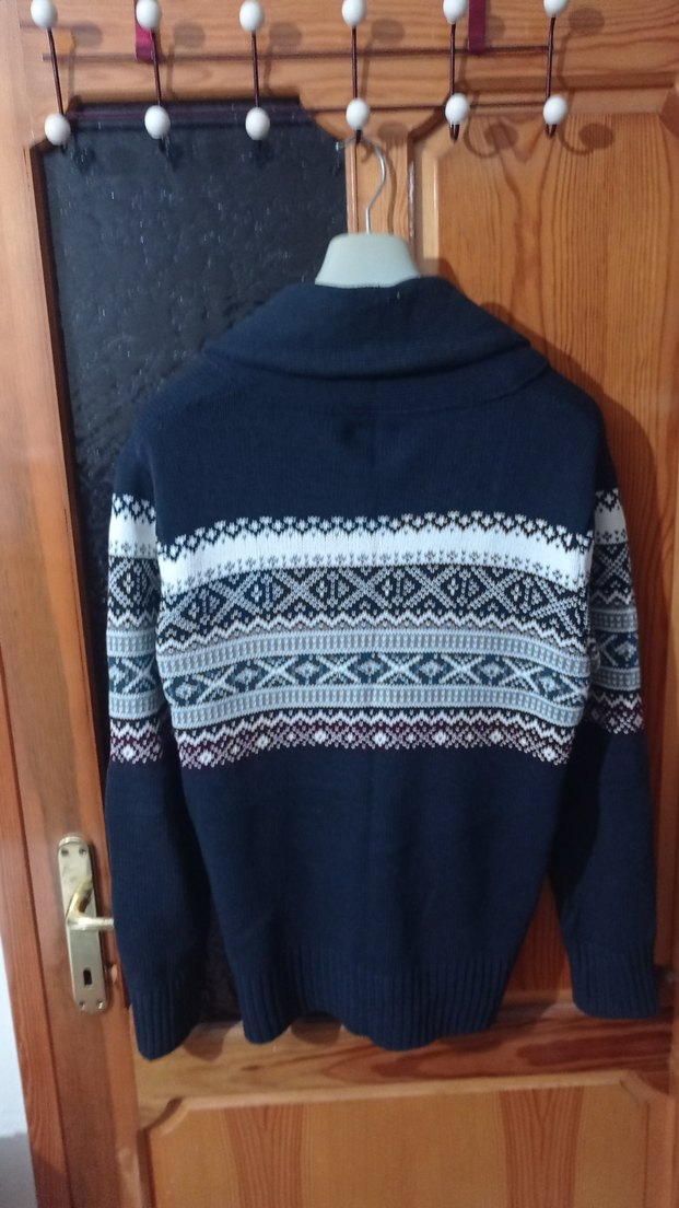 Erkek Lacivert Hırka - Görsel 2