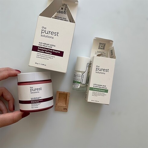 The purest solutions kırmızı toz peeling ve sivilce maskesi