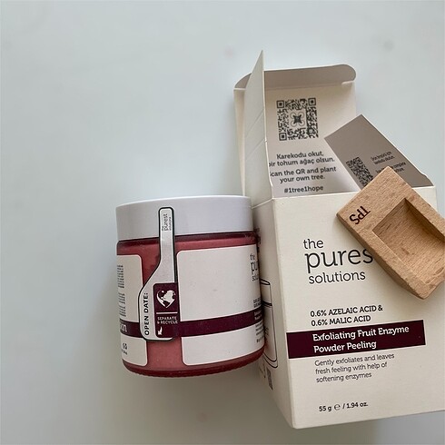 Beden The purest solutions kırmızı toz peeling ve sivilce maskesi